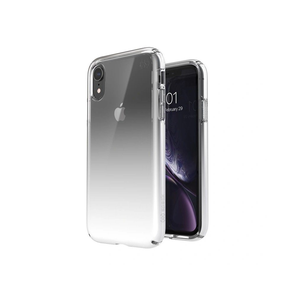 Hurtownia GSM - Etui Speck Presidio Perfect-Clear + Ombre iPhone XR s povrchovou úpravou MICROBAN Clear/Atmosphere Fade - SPK011CLR - {ean13} - Hurt