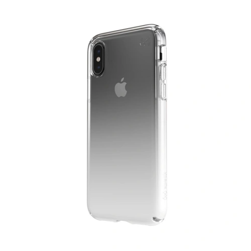 Etui Speck Presidio Perfect-Clear + Ombre iPhone Xs / X z powłoką MICROBAN Clear/Atmosphere Fade