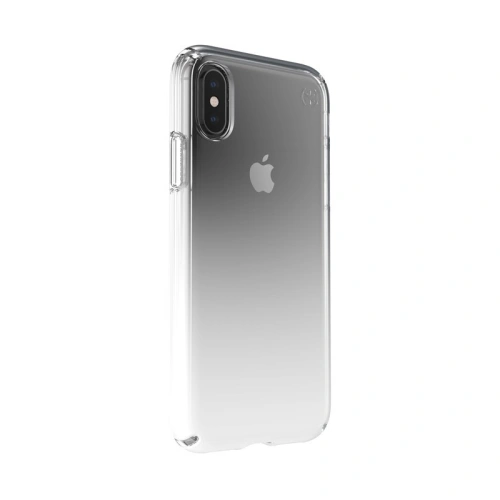 Etui Speck Presidio Perfect-Clear + Ombre iPhone Xs / X z powłoką MICROBAN Clear/Atmosphere Fade