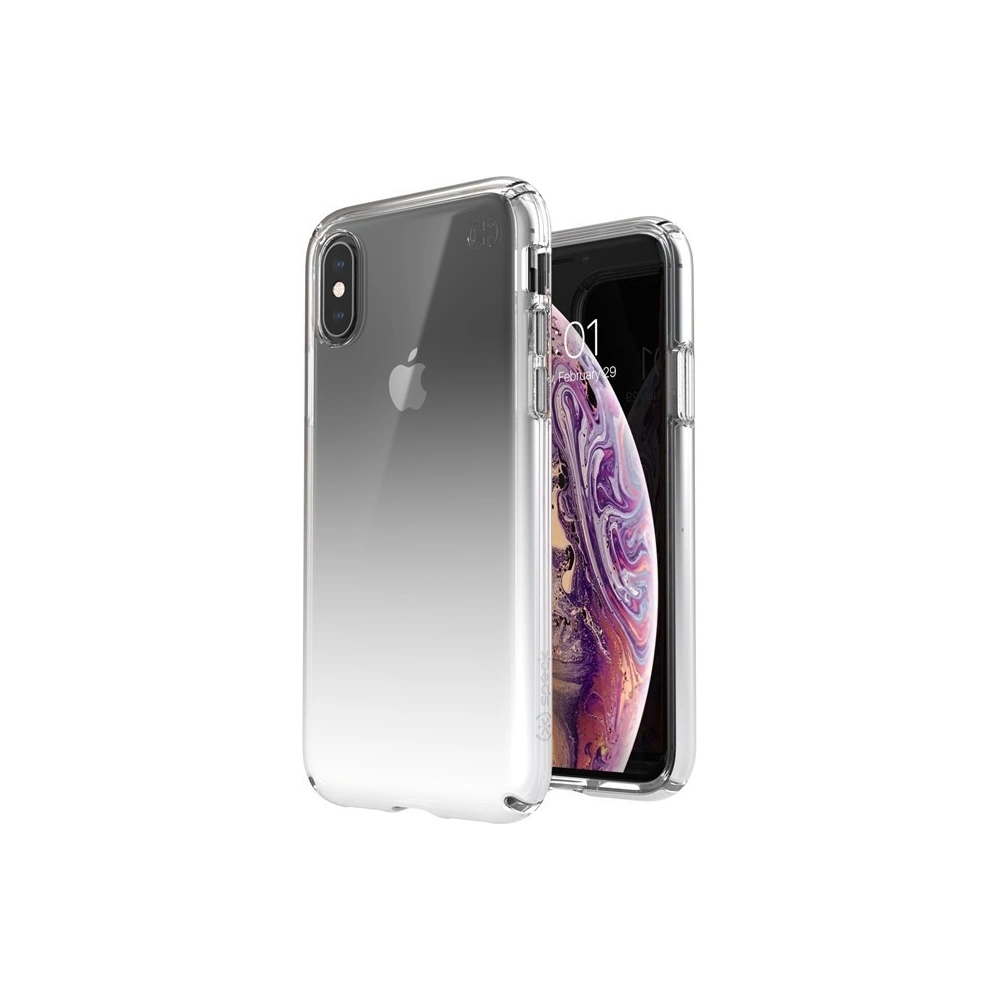Hurtownia GSM - Etui Speck Presidio Perfect-Clear + Ombre iPhone Xs / X s povrchovou úpravou MICROBAN Clear/Atmosphere Fade - SPK010CLR - {ean13} - Hurt