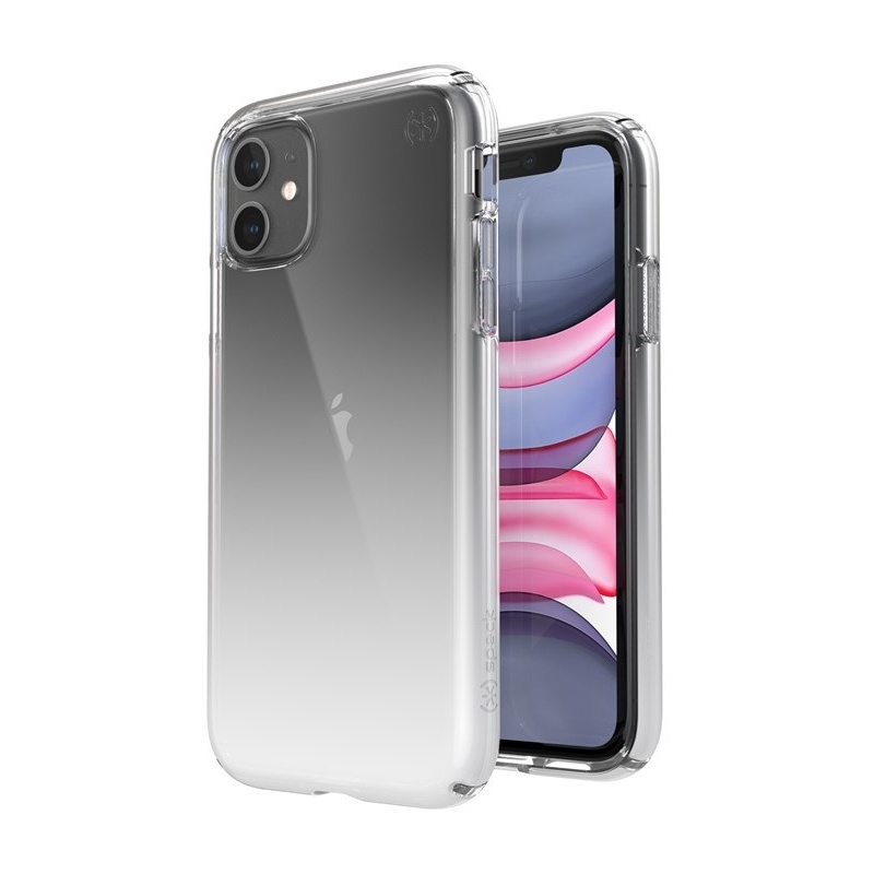 Speck Distributor - 848709086266 - SPK009CLR - Speck Presidio Perfect-Clear + Ombre iPhone 11 with MicroBan layer Clear/Atmosphere Fade - B2B homescreen