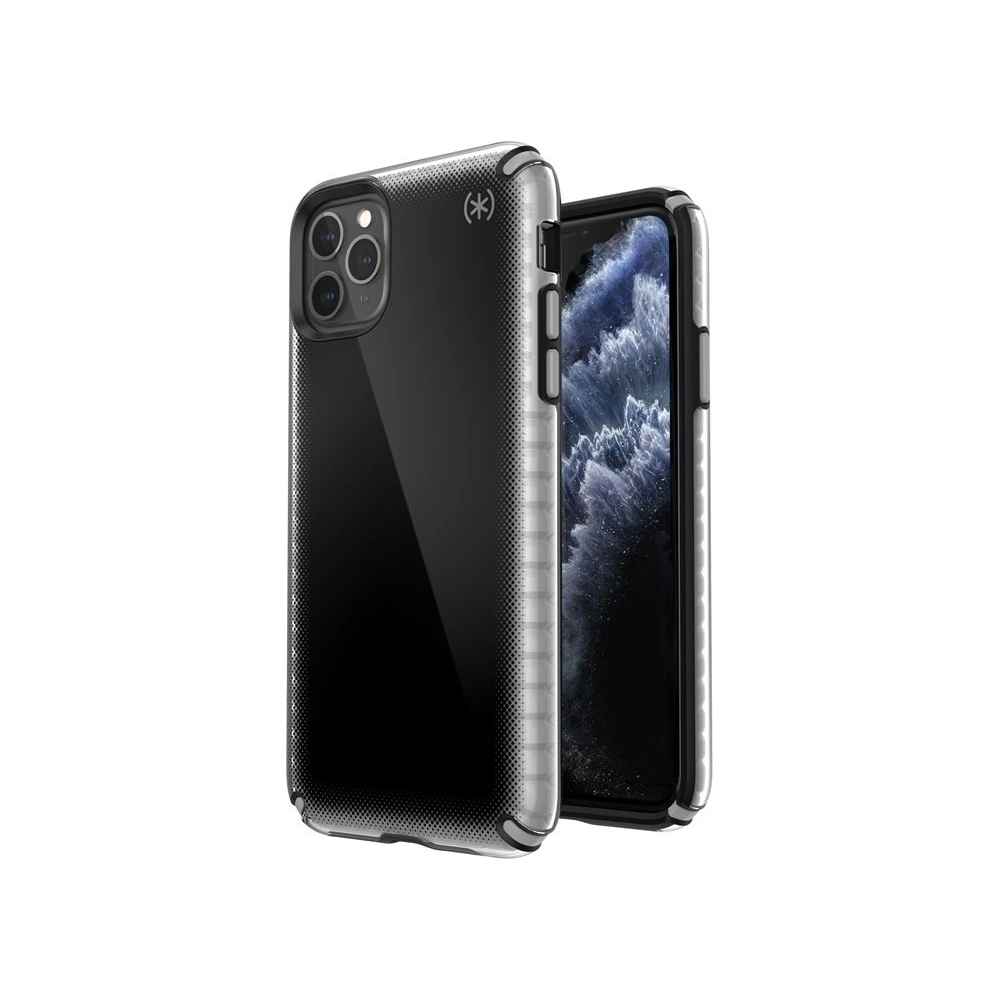 Hurtownia GSM - Etui Speck Presidio2 Armor Cloud iPhone 11 Pro Max s povrchovou úpravou MICROBAN Black Fade/Black/Cathedral Grey - SPK007BLKGRY - {ean13} - Hurt