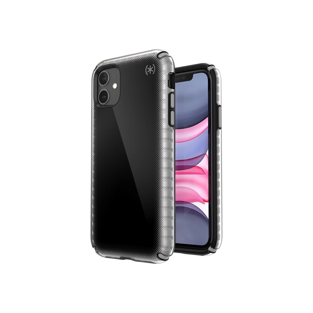 Hurtownia GSM - Etui Speck Presidio2 Armor Cloud iPhone 11 s povrchovou úpravou MICROBAN Black Fade/Black/Cathedral Grey - SPK005BLKGRY - {ean13} - Hurt