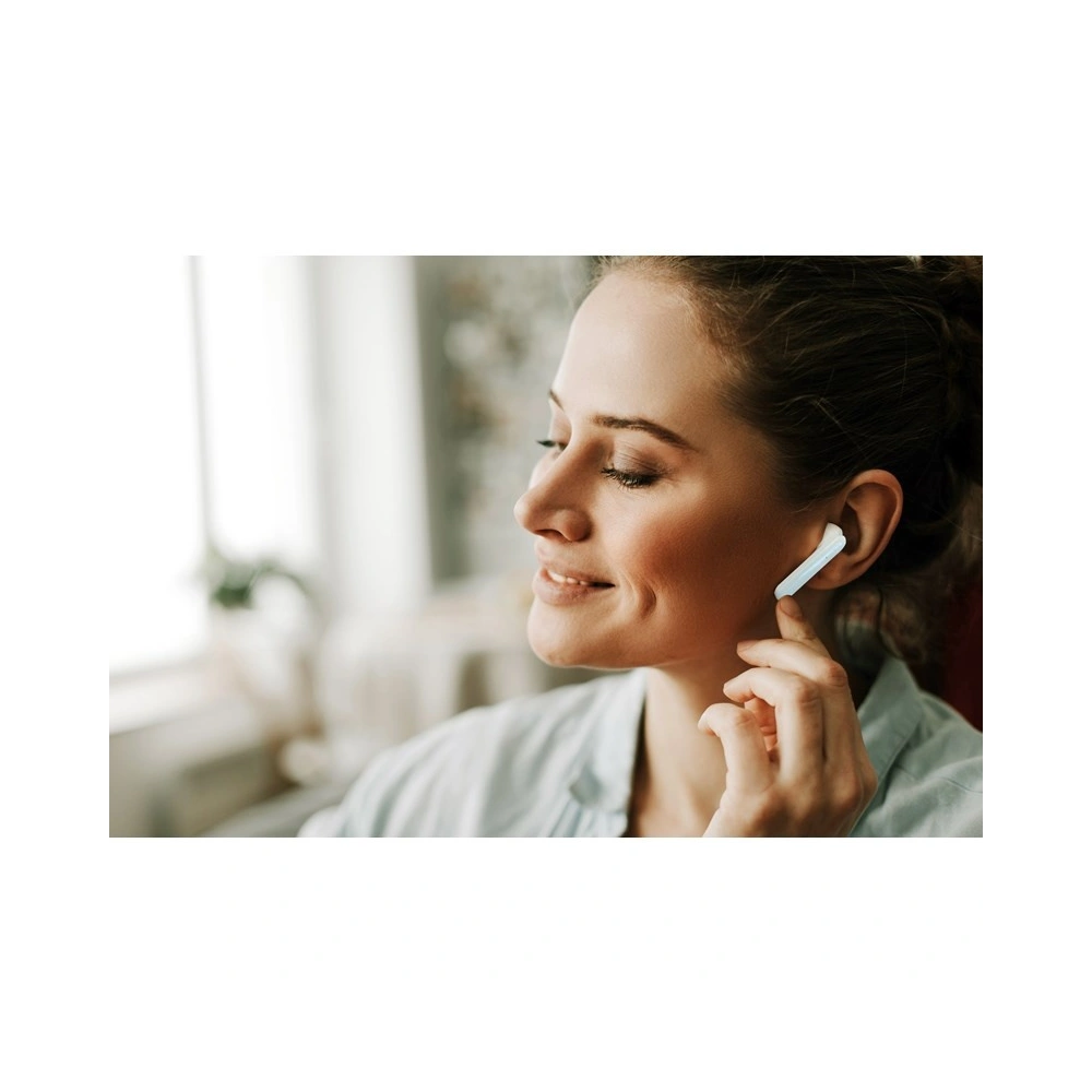 Hurtownia GSM - Bezdrátová sluchátka PURO White TWS 5.0 Bluetooth s nabíjecím pouzdrem (bílá) - PUR301WHT - {ean13} - Hurt