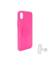 Magnetische Hülle PURO ICON+ Cover Apple iPhone XR (fluo fuchsia)