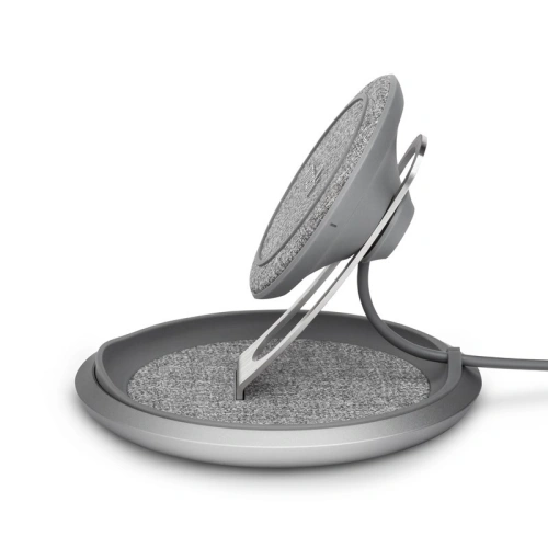 Bezprzewodowa ładowarka indukcyjna Moshi Lounge Q Wireless Charging Stand do iPhone i Android 15W (Nordic Gray)