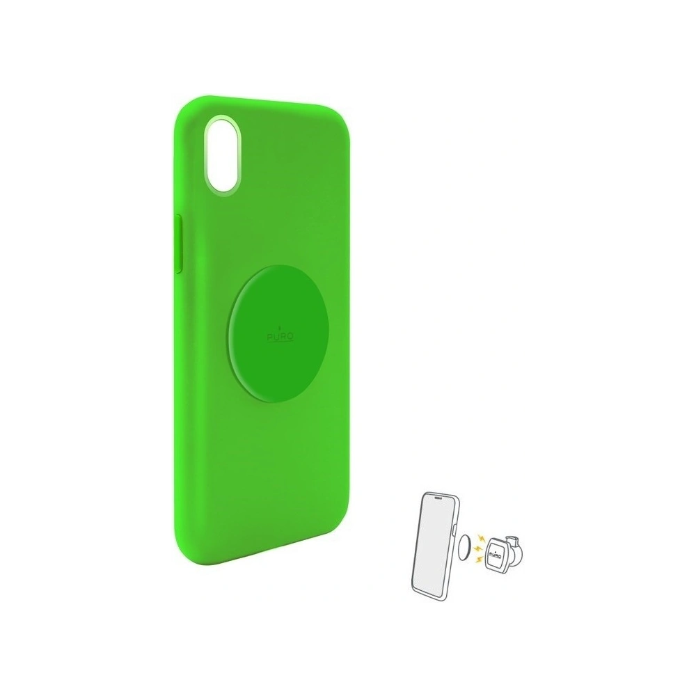 Hurtownia GSM - Etui magnetické PURO ICON+ Cover Apple iPhone XR (fluo zelené) - PUR303GRN - {ean13} - Hurt