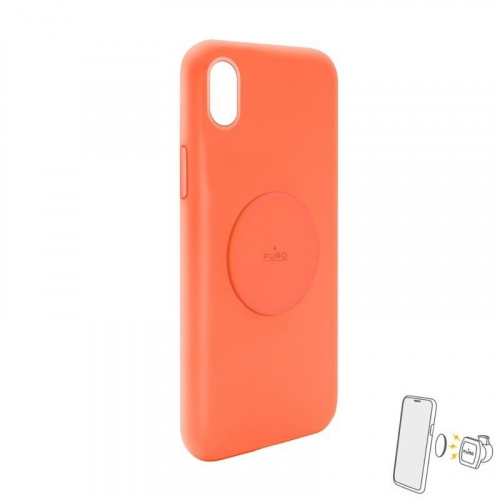 Puro Distributor - 8033830291197 - PUR304ORG - PURO ICON+ Cover Apple iPhone XR (fluo orange) - B2B homescreen