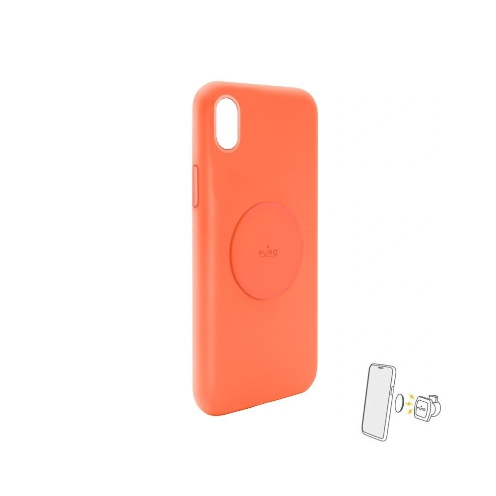 Hurtownia GSM - Etui magnetické PURO ICON+ Cover Apple iPhone XR (fluorescenčně oranžová) - PUR304ORG - {ean13} - Hurt