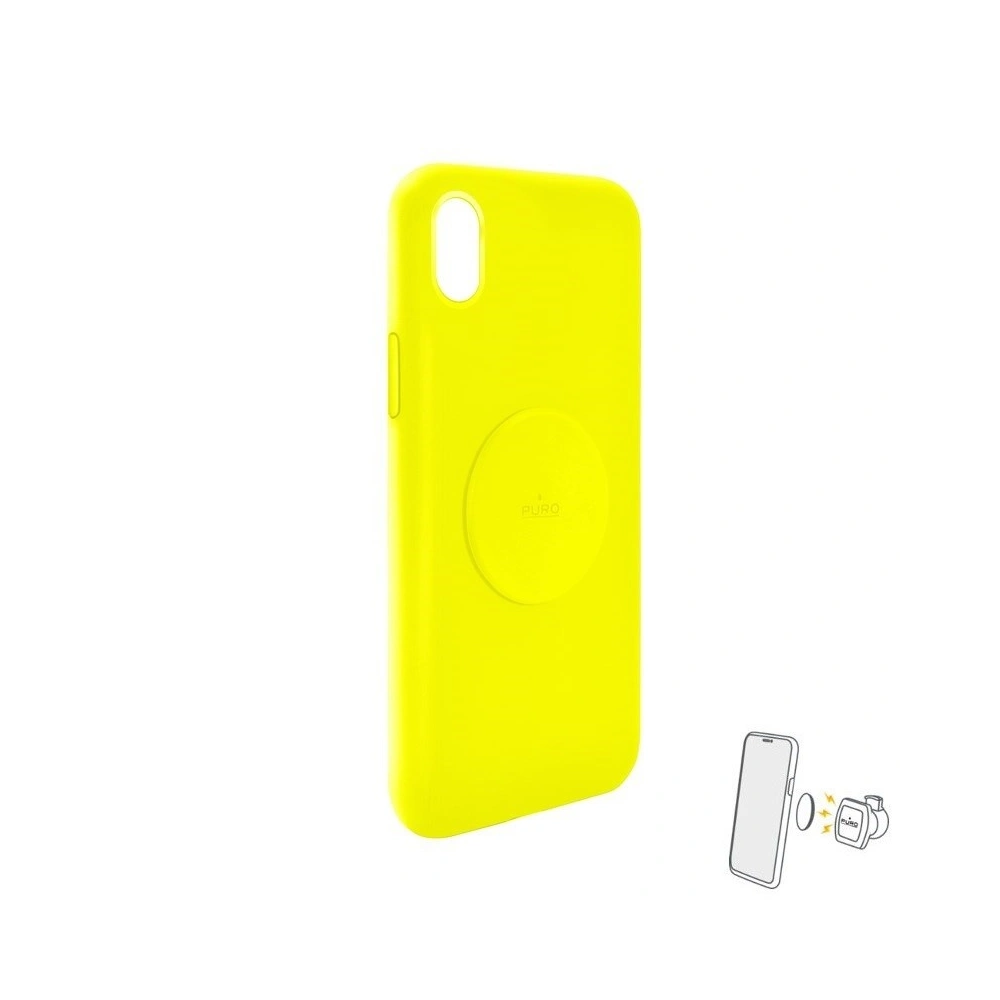 Hurtownia GSM - Etui magnetické PURO ICON+ Cover Apple iPhone XR (fluo žlutá) - PUR305YEL - {ean13} - Hurt