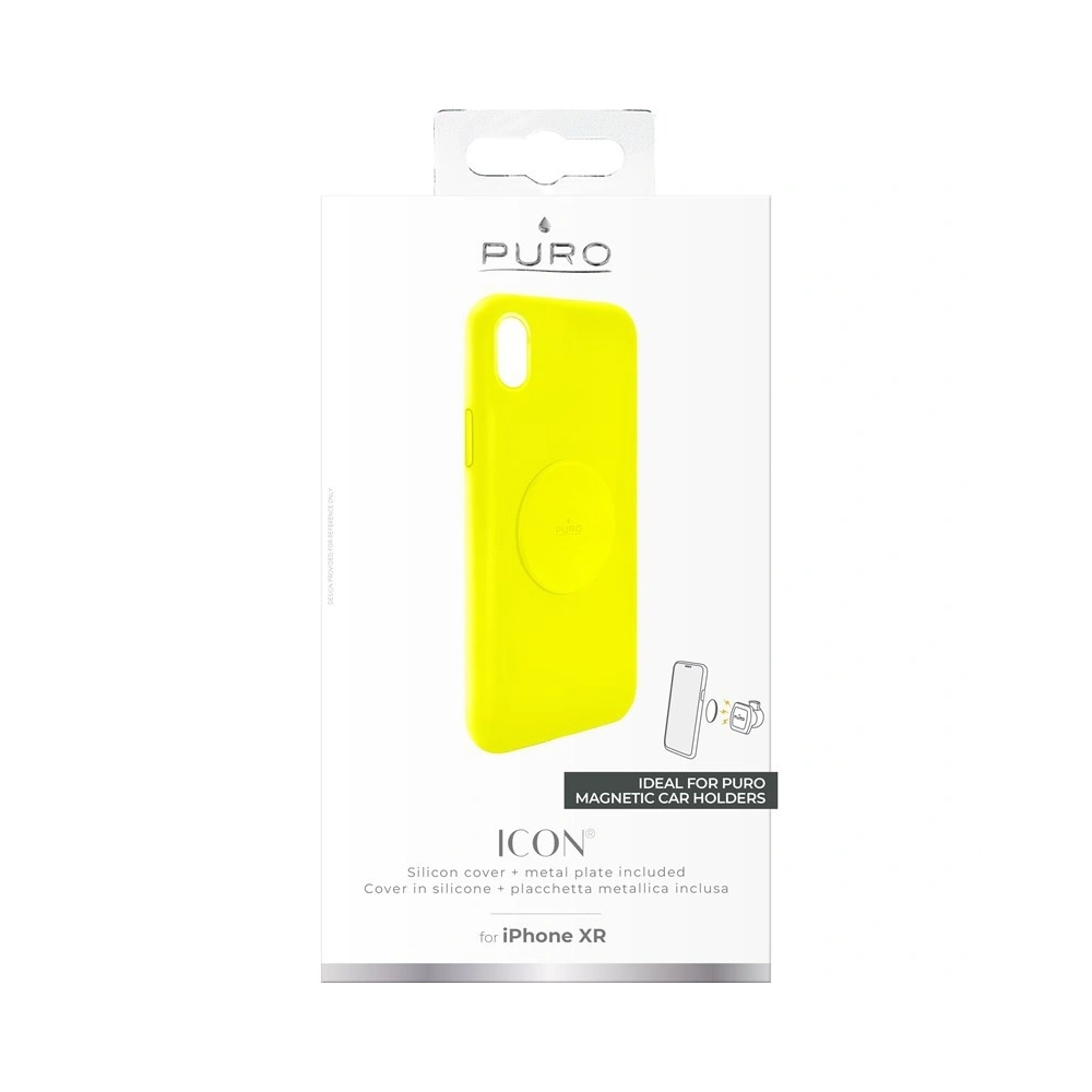 Hurtownia GSM - Etui magnetické PURO ICON+ Cover Apple iPhone XR (fluo žlutá) - PUR305YEL - {ean13} - Hurt