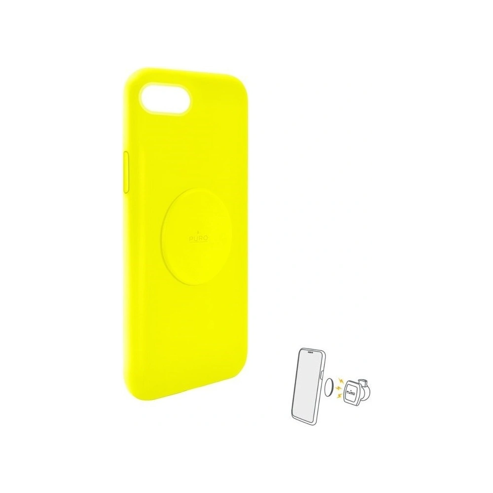 Hurtownia GSM - Etui magnetisch PURO ICON+ Cover Apple iPhone SE 2022/SE 2020/8/7/6s/6 (fluo gelb) - PUR309YEL - {ean13} - Hurt