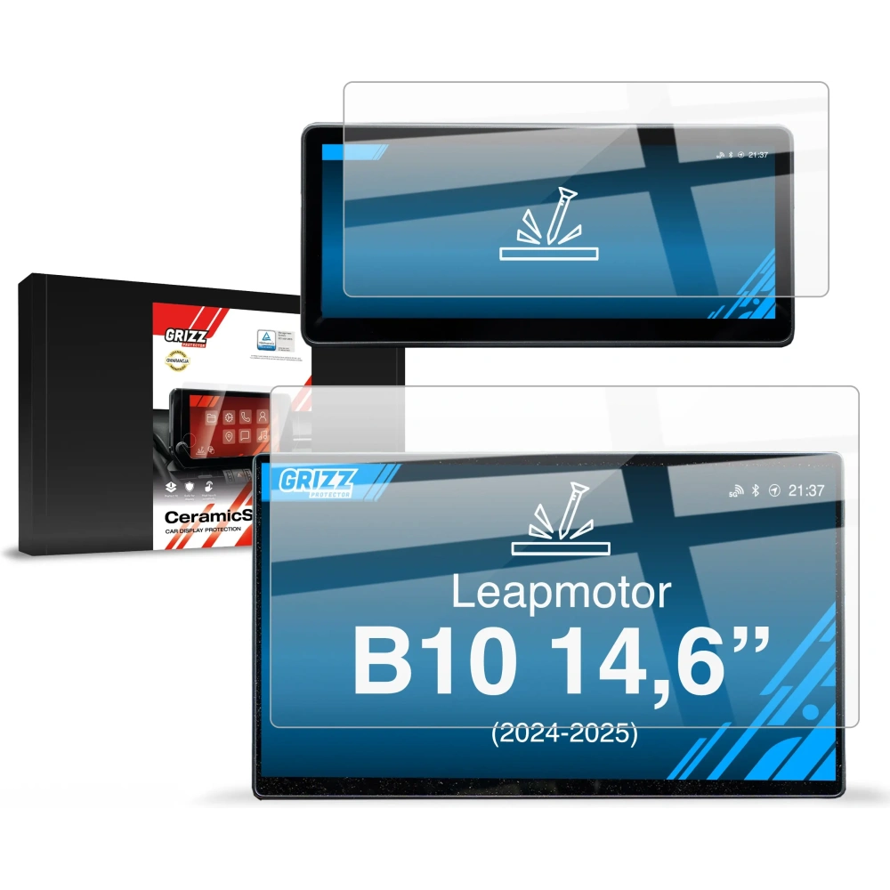 Folia ceramiczna GrizzGlass CarDisplay Protection do Leapmotor B10 14,6" (2024-2025)
