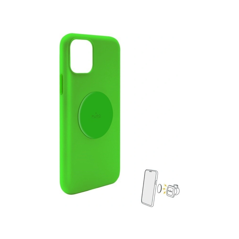 Hurtownia GSM - Etui magnetické PURO ICON+ Cover Apple iPhone 11 (fluo zelená) - PUR311GRN - {ean13} - Hurt