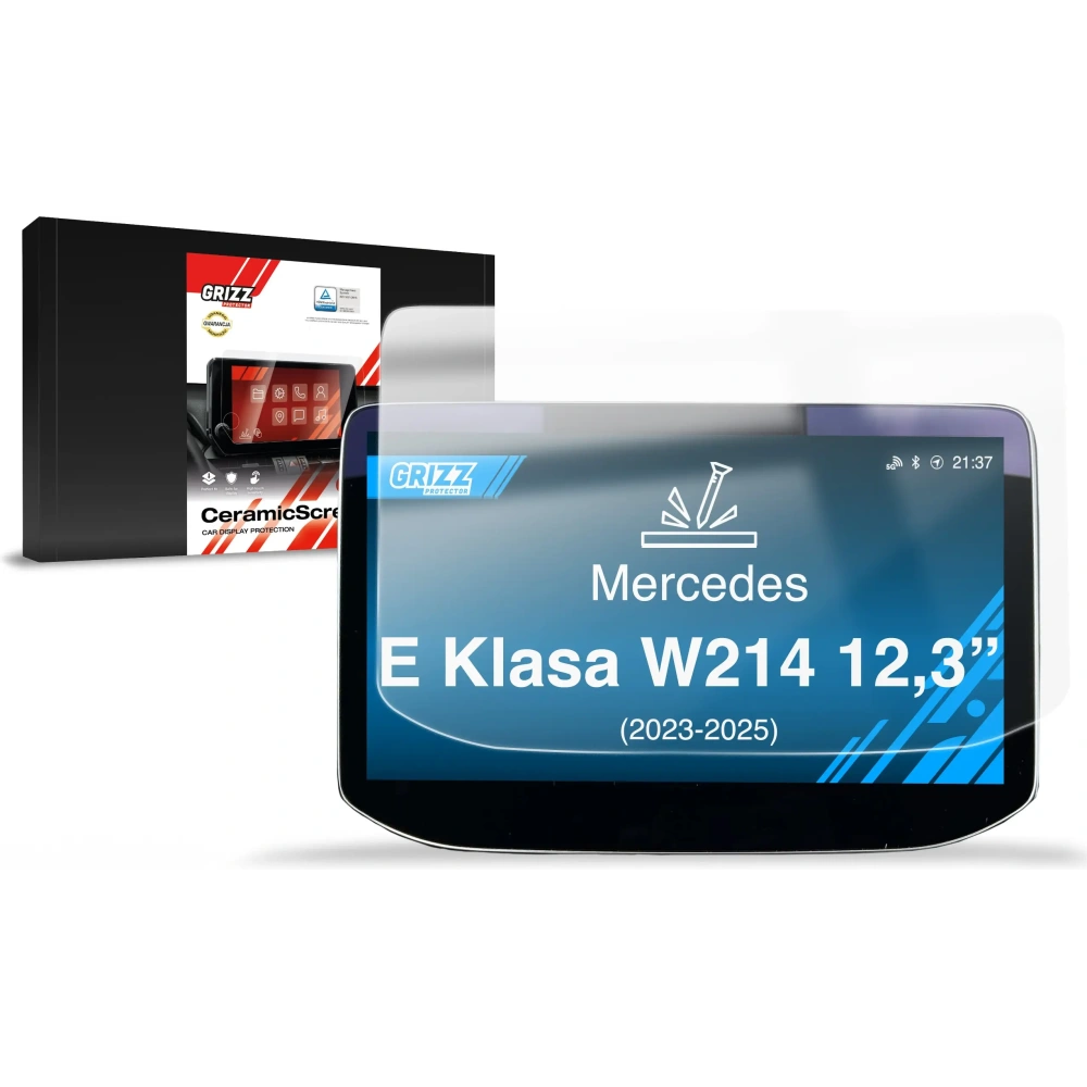 Folia ceramiczna GrizzGlass CarDisplay Protection do Mercedes E Klasa W214 Widescreen (2023-2025)