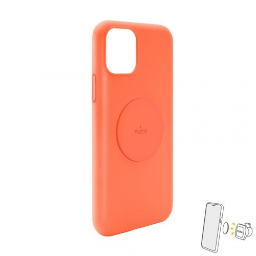 Puro Distributor - 8033830291074 - PUR312ORG - PURO ICON+ Cover Apple iPhone 11 (fluo orange) - B2B homescreen