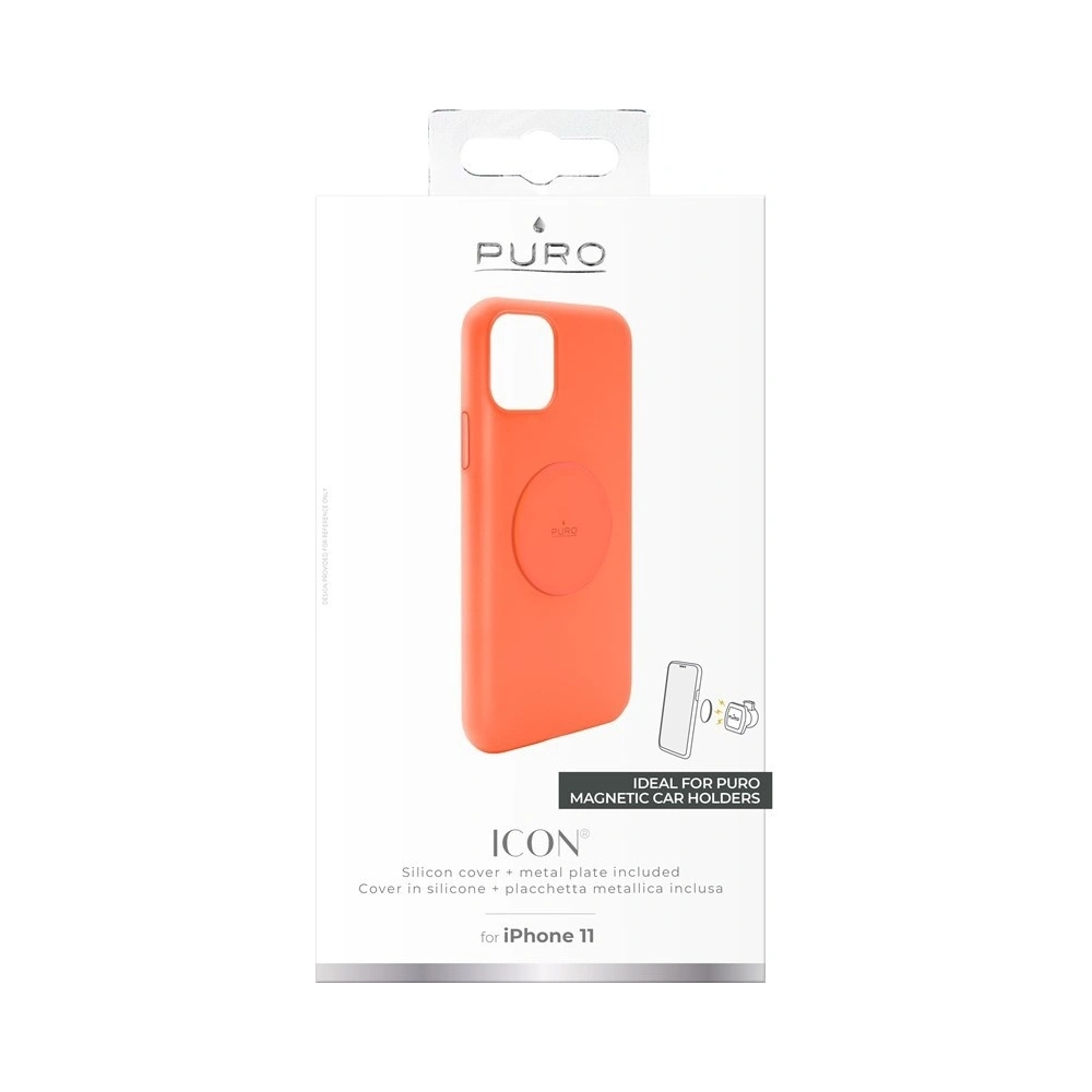 Hurtownia GSM - Etui magnetické PURO ICON+ Cover Apple iPhone 11 (fluo oranžová) - PUR312ORG - {ean13} - Hurt