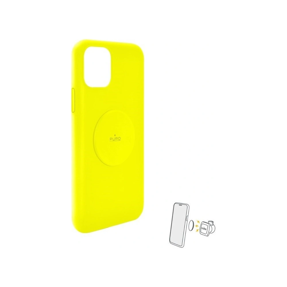 Hurtownia GSM - Etui magnetické PURO ICON+ Cover Apple iPhone 11 (fluo žlutý) - PUR313YEL - {ean13} - Hurt