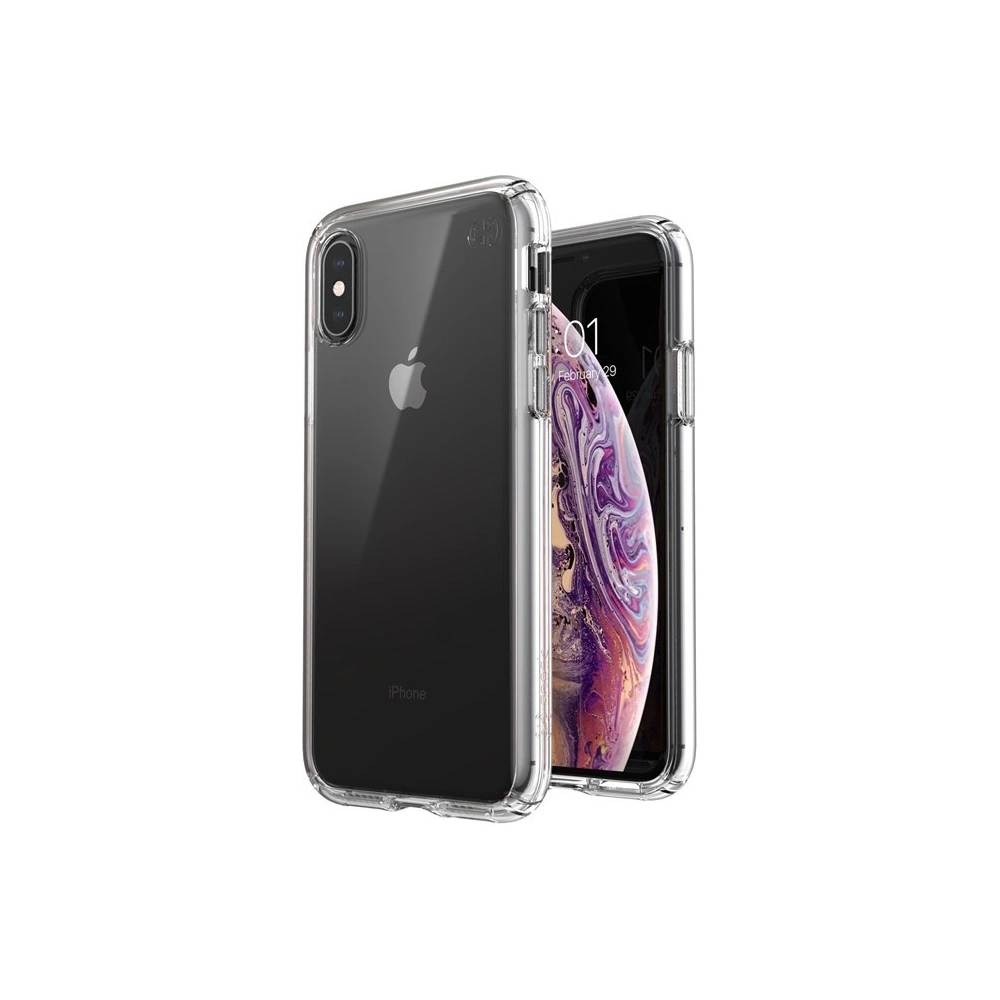 Hurtownia GSM - Etui Speck Presidio Perfect-Clear iPhone XS/X s povrchovou úpravou MICROBAN Clear - SPK001CLR - {ean13} - Hurt