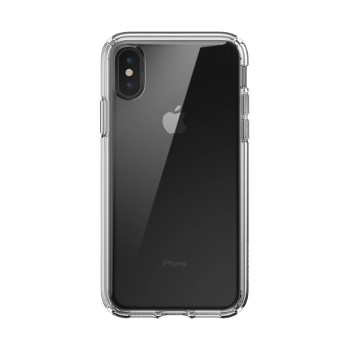 Etui Speck Presidio Perfect-Clear iPhone XS/X z powłoką MICROBAN Clear