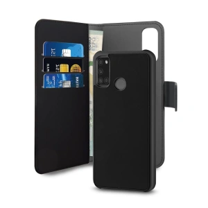 Wholesale PURO Wallet Detachable 2w1 Samsung Galaxy A21s (black) - PUR318BLK - {ean13} - Hurt