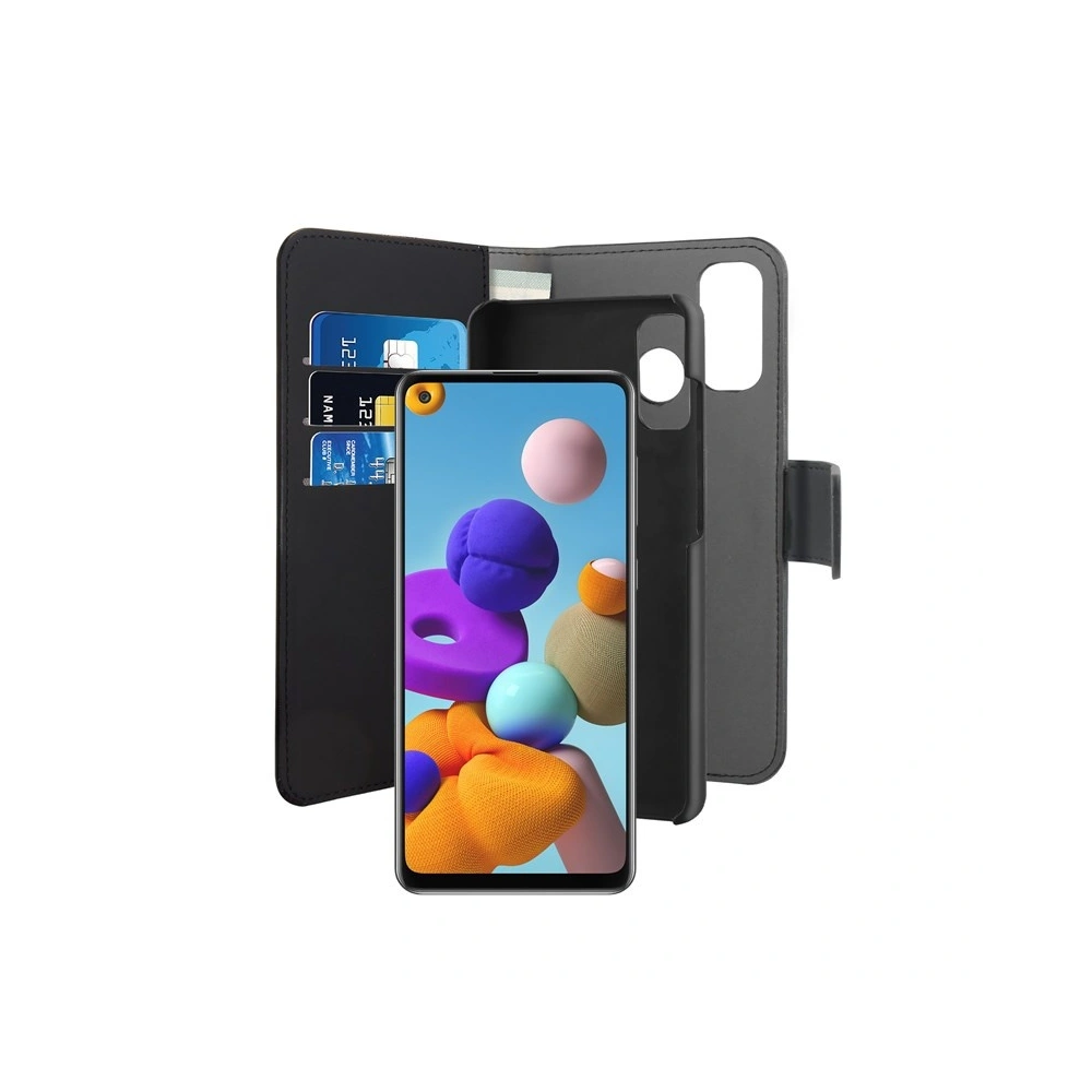 Hurtownia GSM - Etui PURO Wallet Detachable 2w1 Samsung Galaxy A21s (černý) - PUR318BLK - {ean13} - Hurt