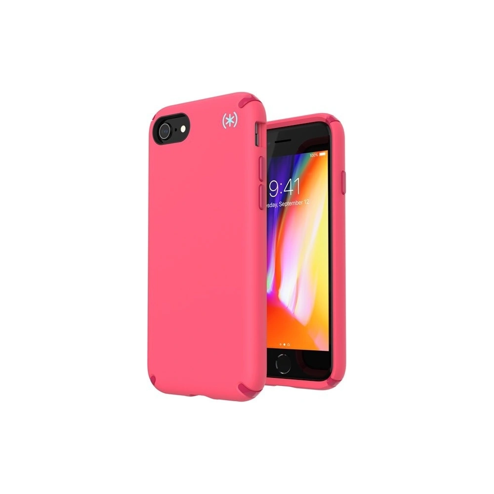 Hurtownia GSM - Etui Speck Presidio2 Pro Apple iPhone SE 2022/SE 2020/8/7/6s s povrchovou úpravou MICROBAN (Goji Berry Pink/Silk Scarf Red/Zeal Tea) - SPK140PNKREDTEA - {ean13} - Hurt