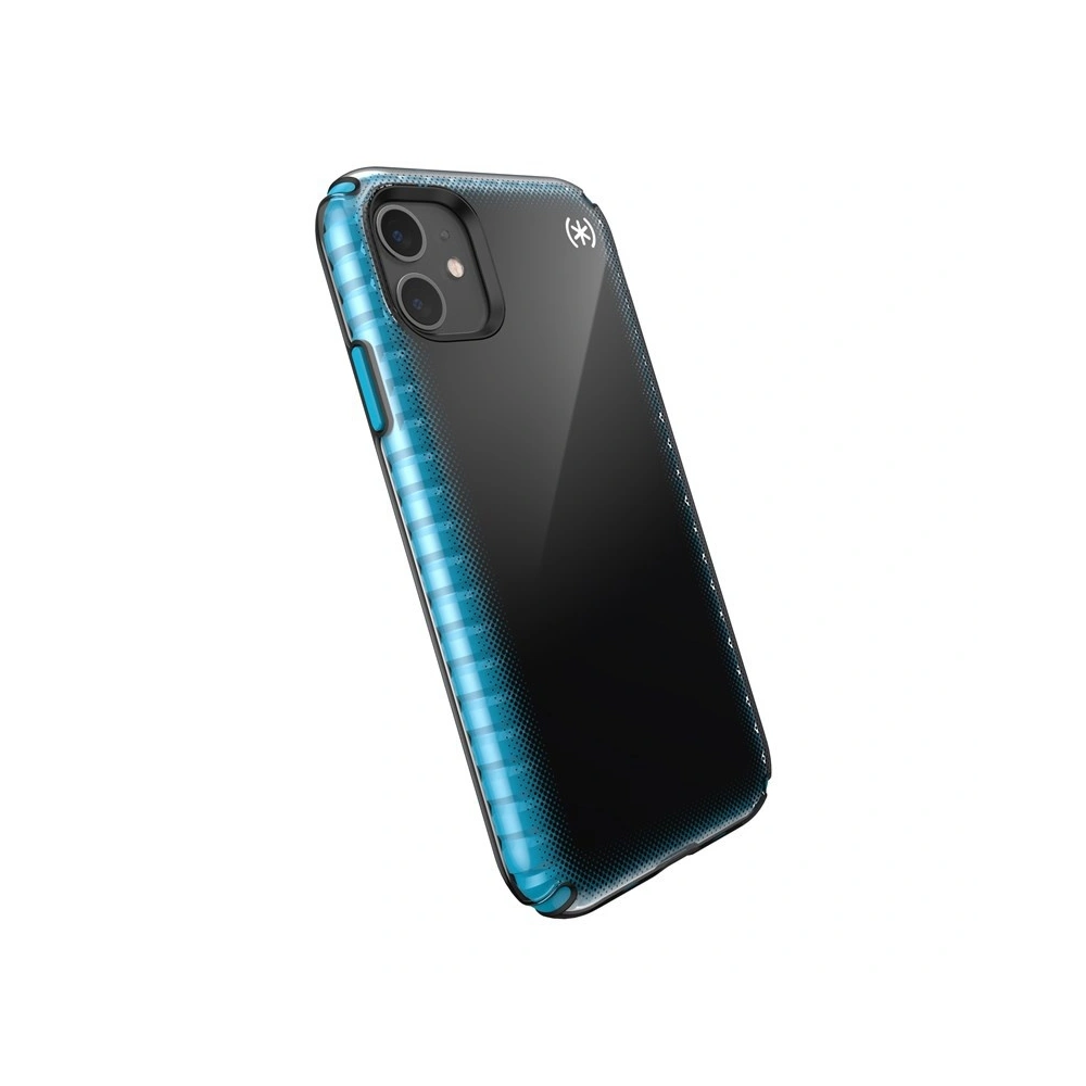 Hurtownia GSM - Etui Speck Presidio2 Armor Cloud Apple iPhone 11 s povrchovou úpravou MICROBAN (Černý Fade/Černý/Modrý) - SPK141BLKBLU - {ean13} - Hurt