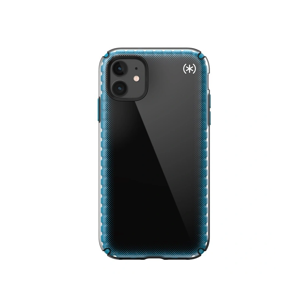 Hurtownia GSM - Etui Speck Presidio2 Armor Cloud Apple iPhone 11 s povrchovou úpravou MICROBAN (Černý Fade/Černý/Modrý) - SPK141BLKBLU - {ean13} - Hurt