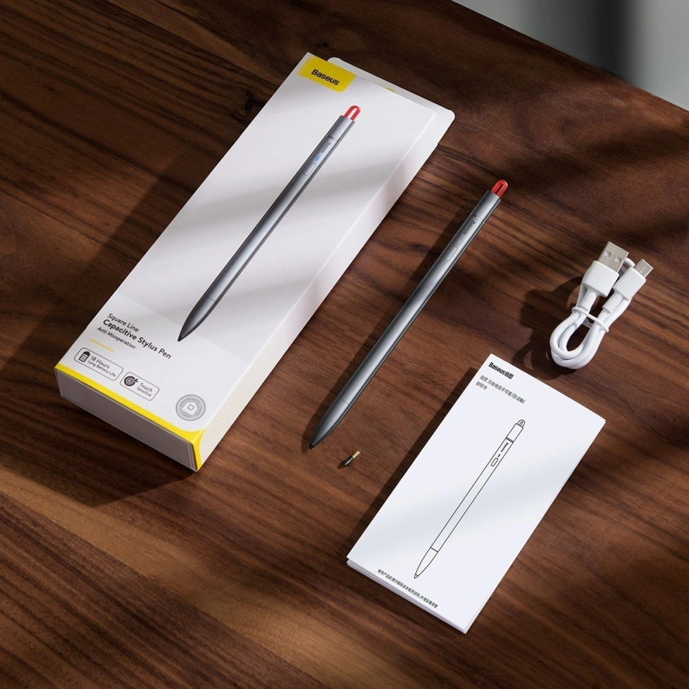 Wholesale Baseus Stylus Pen for Apple iPad Gray - BSU1566GRY - {ean13} - Hurt