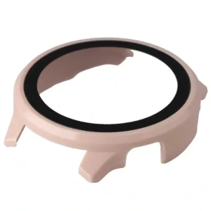 Etui ze szkłem do zegarka Bizon Case+Glass Watch do Garmin Venu 4 41mm różowe