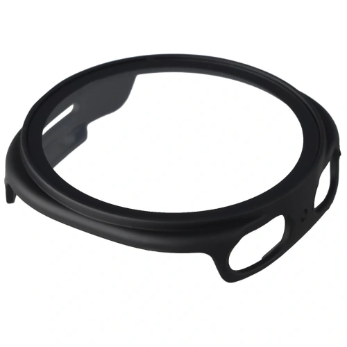 Etui ze szkłem do zegarka Bizon Case+Glass Watch do Samsung Galaxy Watch 8 40mm matowe czarne