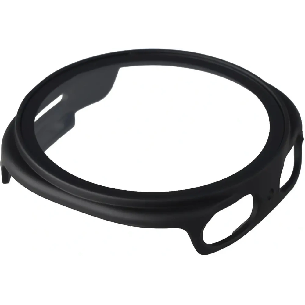 Etui ze szkłem do zegarka Bizon Case+Glass Watch do Samsung Galaxy Watch 8 40mm matowe czarne