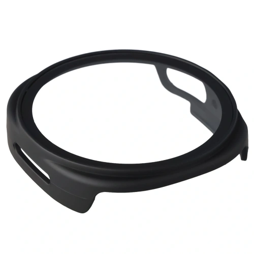 Etui ze szkłem do zegarka Bizon Case+Glass Watch do Samsung Galaxy Watch 8 40mm matowe czarne