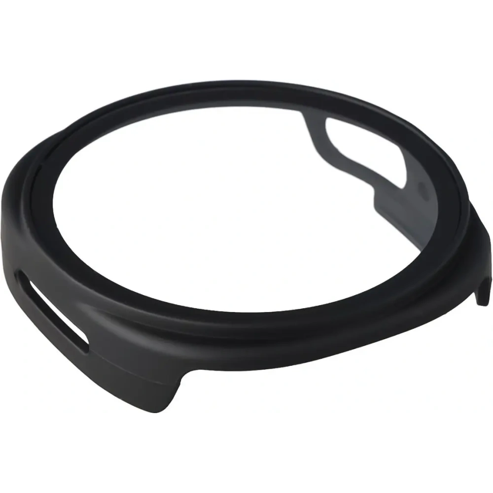 Etui ze szkłem do zegarka Bizon Case+Glass Watch do Samsung Galaxy Watch 8 40mm matowe czarne