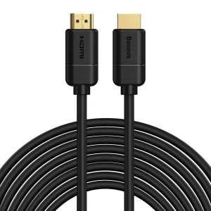 Baseus 2x HDMI 2.0 4K 60Hz Cable, 3D, HDR, 18Gbps, 8m (black)