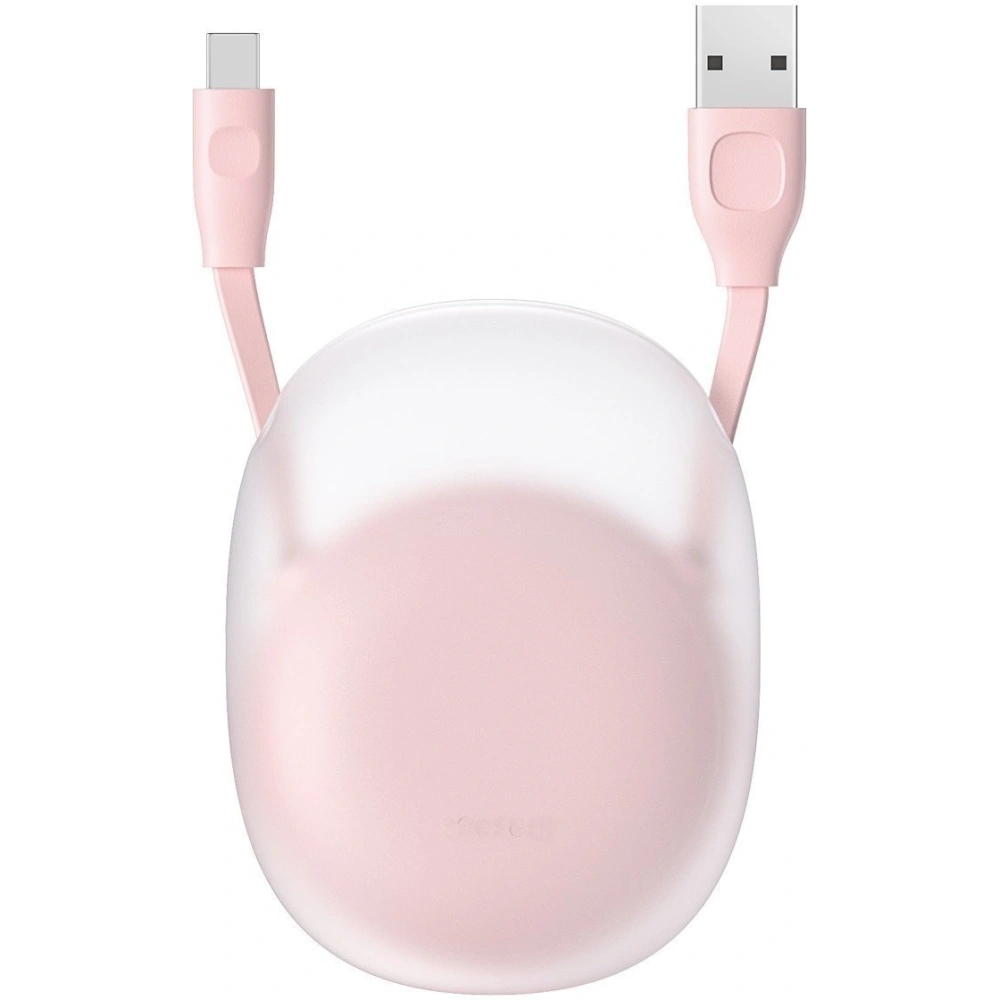 Wholesale Baseus Let's go Little Reunion One-Way Stretchable Data Cable USB For iPhone 2A 1m (white+pink) - BSU1583WHTPNK - {ean13} - Hurt