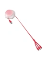 Hurtownia GSM - Zavinutý kabel USB 3w1 Baseus Let's go Little Reunion, Lightning / USB-C / micro USB, 3A, 0,85m (červený) - BSU1586RED - {ean13} - Hurt