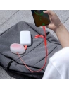 Hurtownia GSM - Zavinutý kabel USB 3w1 Baseus Let's go Little Reunion, Lightning / USB-C / micro USB, 3A, 0,85m (červený) - BSU1586RED - {ean13} - Hurt