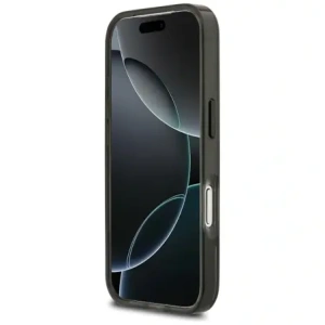 Etui BMW M IML Metal Buttons & Logo MagSafe do Apple iPhone 17 Pro czarno-niebieski