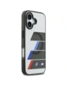 Etui BMW M IML Metal Buttons Tricolor Lines MagSafe do Apple iPhone 17 antracyt
