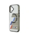 Etui BMW M IML Metal Buttons Tricolor Lines MagSafe do Apple iPhone 17 antracyt