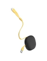 Wholesale Baseus Let's go Little Reunion One-Way Stretchable Data Cable USB For Lightning / USB-C / micro USB 3A 0.85m (yellow+gray) - BSU1588YELGRY - {ean13} - Hurt