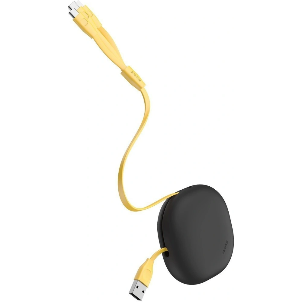 Hurtownia GSM - Skládací USB kabel 3w1 Baseus Let\'s go Little Reunion, Lightning / USB-C / micro USB, 3A, 0,85m (žluto-šedý) - BSU1588YELGRY - {ean13} - Hurt