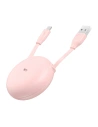 Wholesale Baseus Let's go Little Reunion One-Way Stretchable Data Cable USB For USB-C, 2A, 1m (white+pink) - BSU1589WHTPNK - {ean13} - Hurt