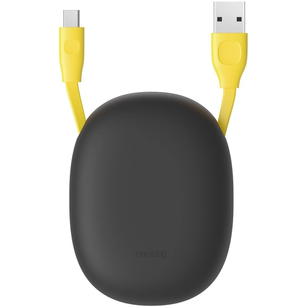 Hurtownia GSM - Zavinutý kabel USB-C Baseus Let's go Little Reunion, 2A, 1m (žluto-šedý) - BSU1590YELGRY - {ean13} - Hurt