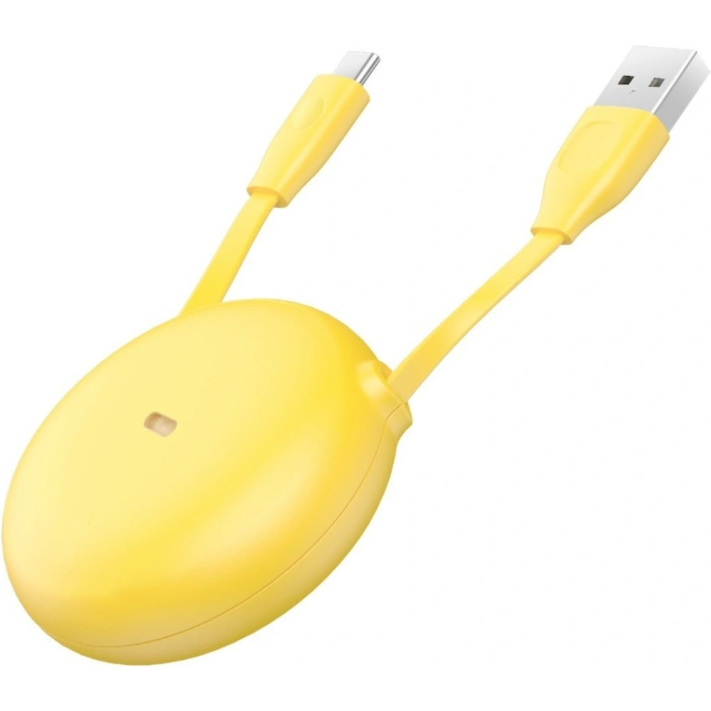 Hurtownia GSM - Zavinutý kabel USB-C Baseus Let's go Little Reunion, 2A, 1m (žluto-šedý) - BSU1590YELGRY - {ean13} - Hurt