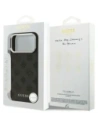 Etui Guess Peony Hot Stamp Script MagSafe do Apple iPhone 17 Pro Max czarny
