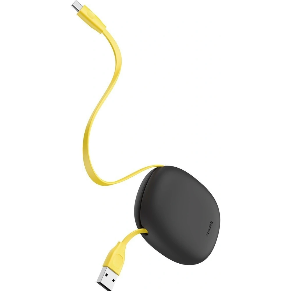 Wholesale Baseus Let's go Little Reunion One-Way Stretchable Data Cable USB For USB-C, 2A 1m (yellow+gray) - BSU1590YELGRY - {ean13} - Hurt