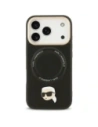 Etui Karl Lagerfeld Big Strap Karl Metal Logo MagSafe do Apple iPhone 17 Pro czarny